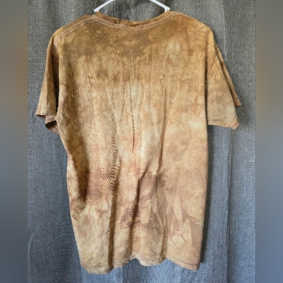 The Mountain Lion T Shirt Jeremy Paul Men's Medium Brown Tie Dye 2011 Big Cat - Picture 2 of 5
